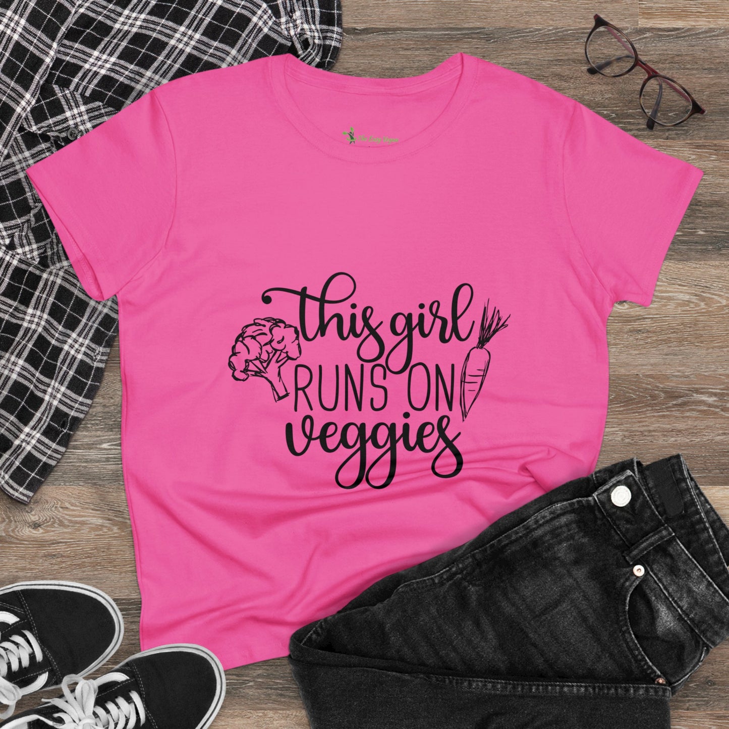 This Girl Runs on Veggies - Women's Tee