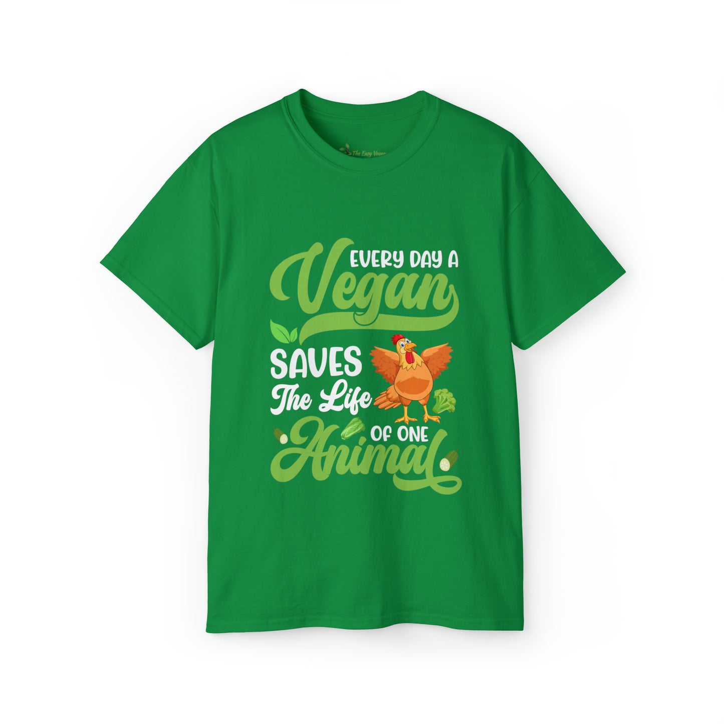 Vegans save Animal Lives- Cotton Tee