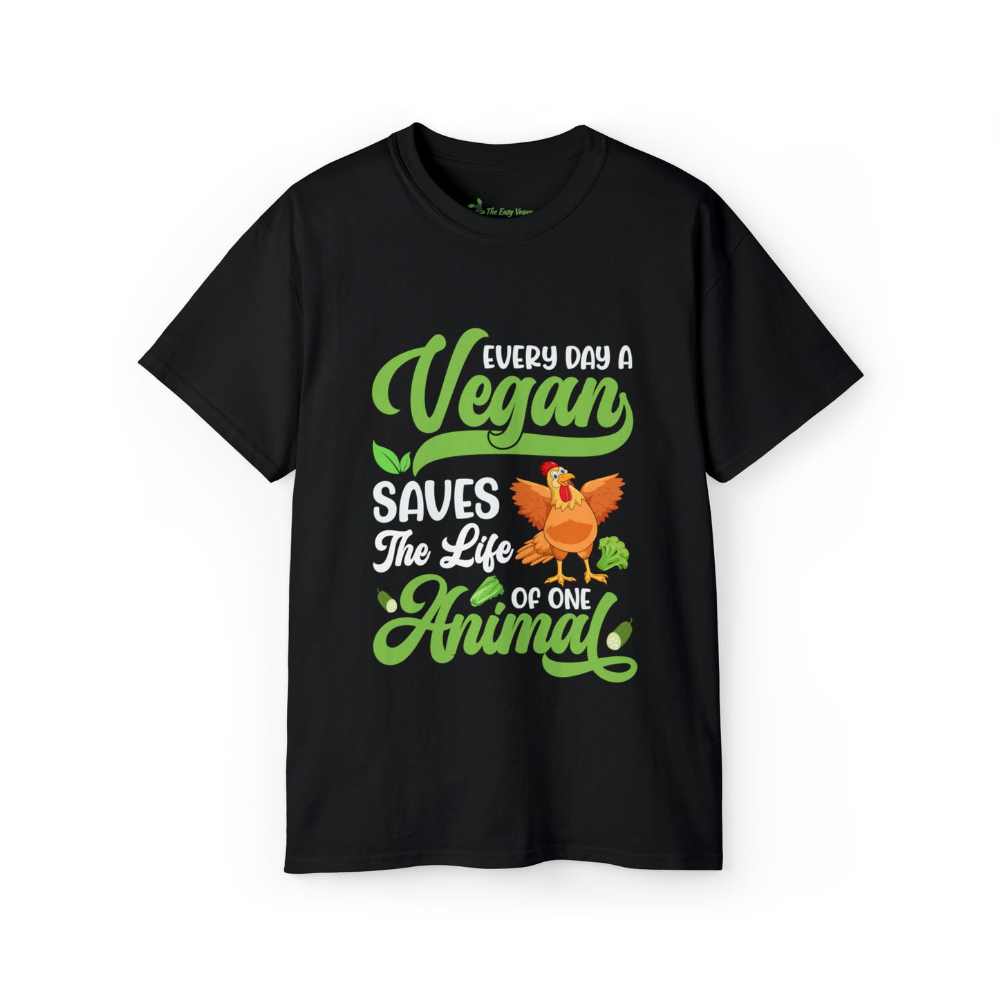 Vegans save Animal Lives- Cotton Tee