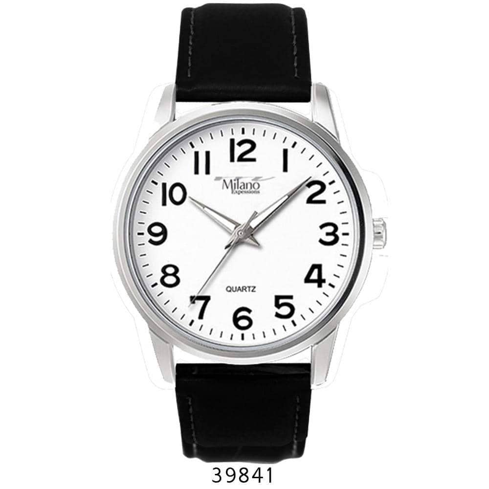 A Orchid Millie vegan leather banded watch featuring a white dial with black Arabic numerals, metallic hands, and a silver case.