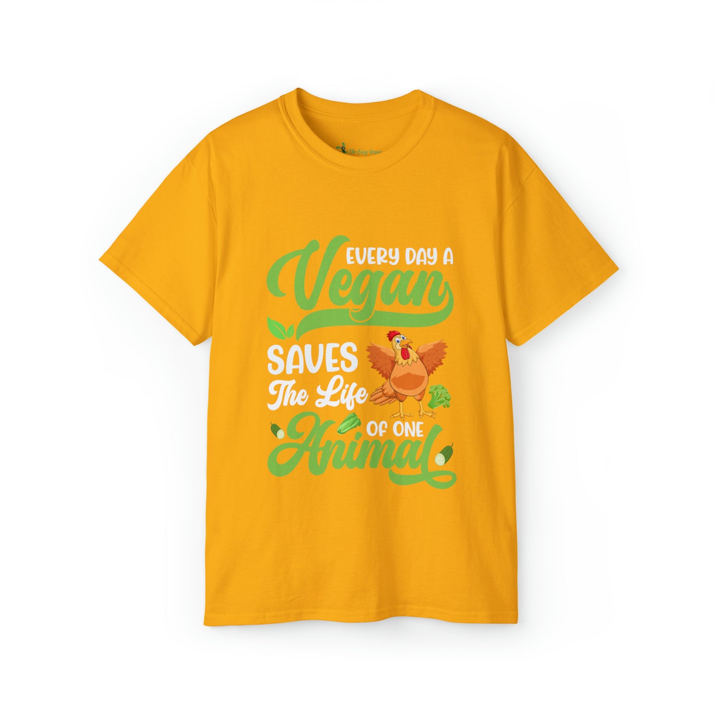 Vegans save Animal Lives- Cotton Tee