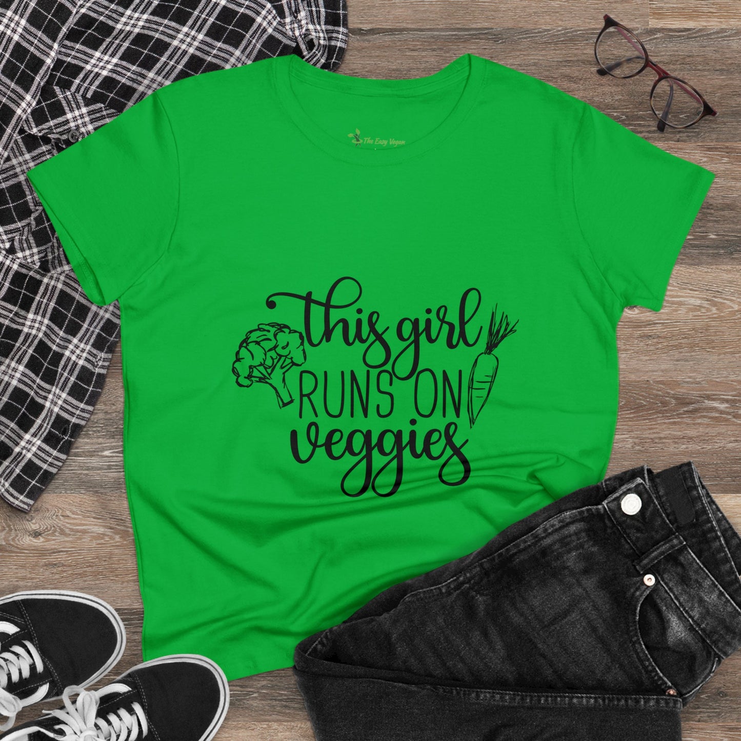 This Girl Runs on Veggies - Women's Tee