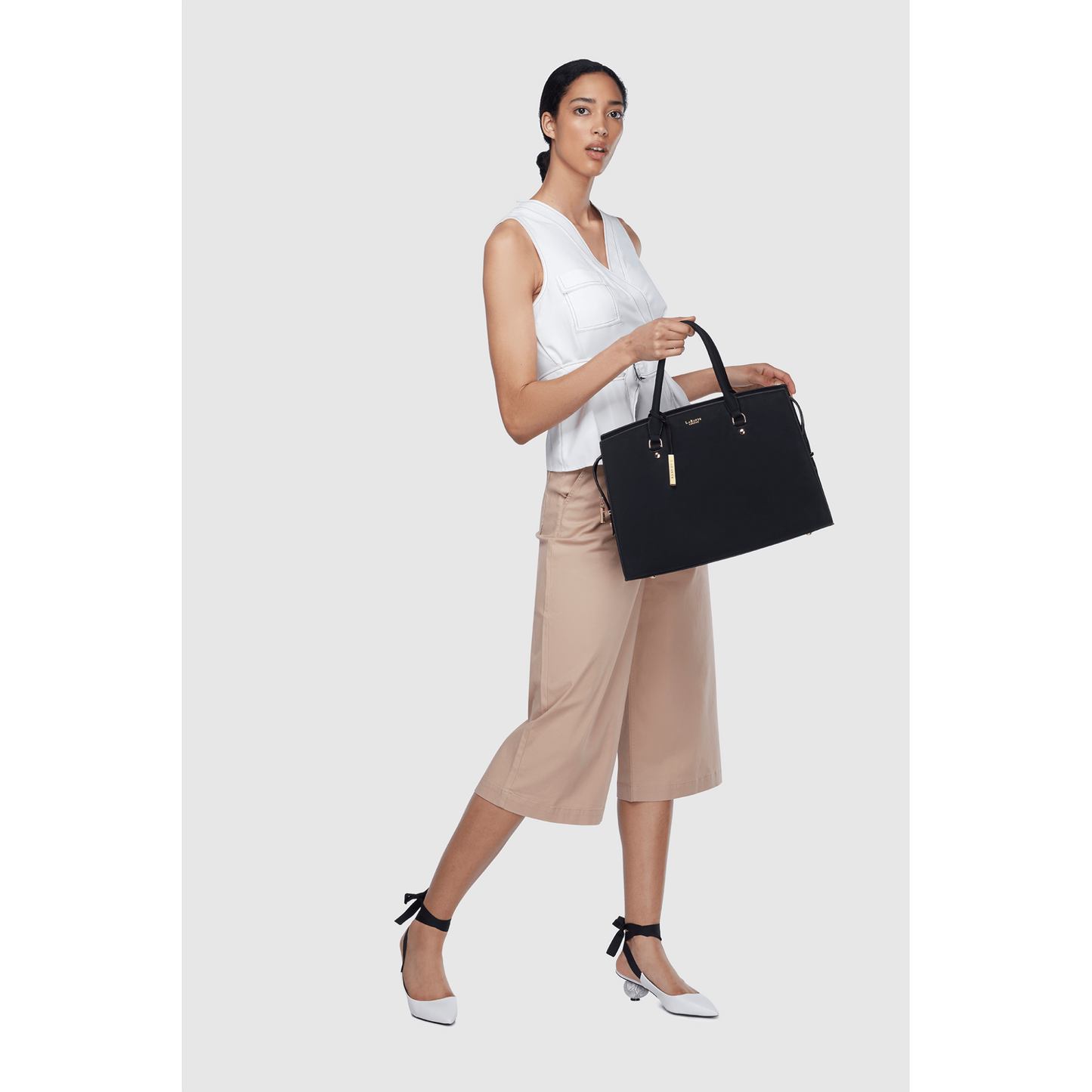 Aricia Vegan Fashion Computer Bag - Black