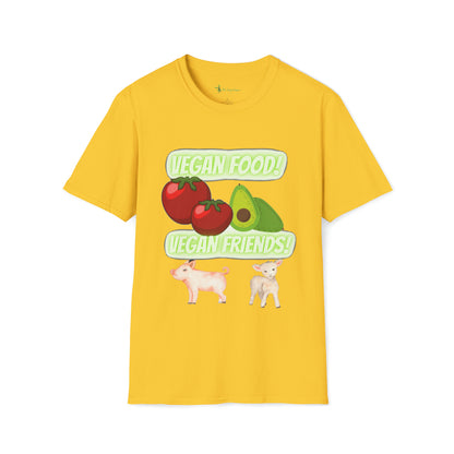 Vegan Food Vegan Friends T-Shirt