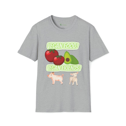 Vegan Food Vegan Friends T-Shirt