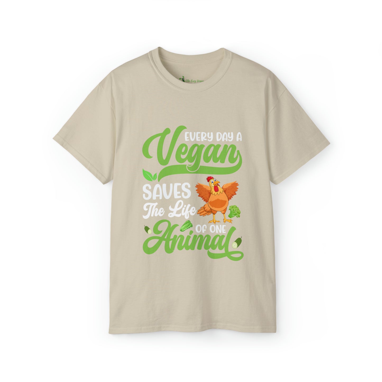 Vegans save Animal Lives- Cotton Tee