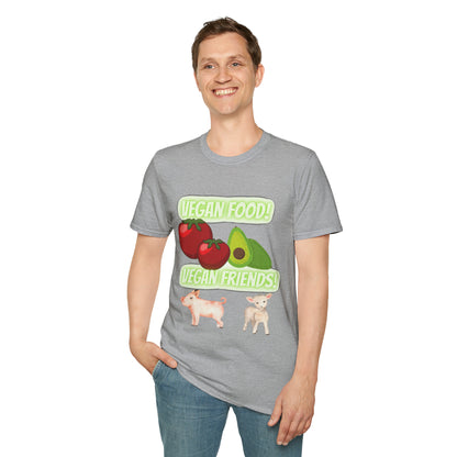 Vegan Food Vegan Friends T-Shirt