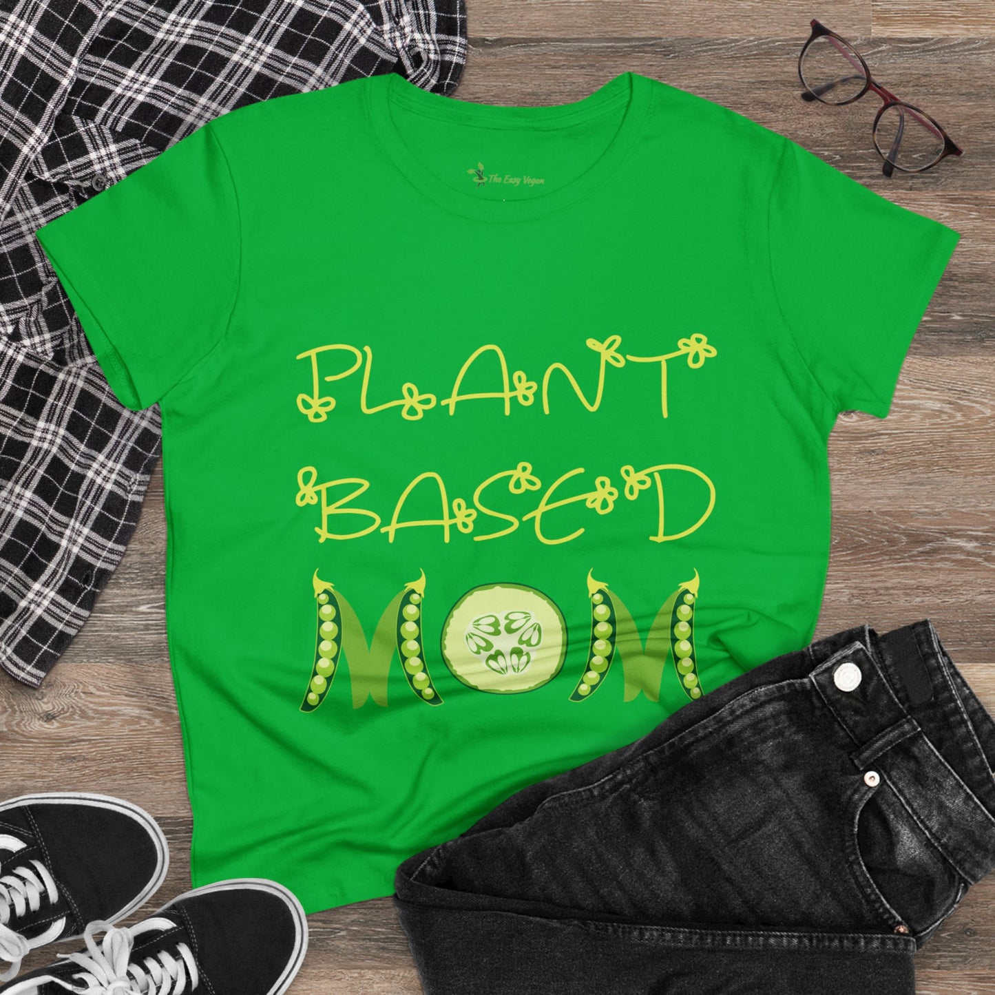 Plant Based Mom- Women's  Cotton Tee