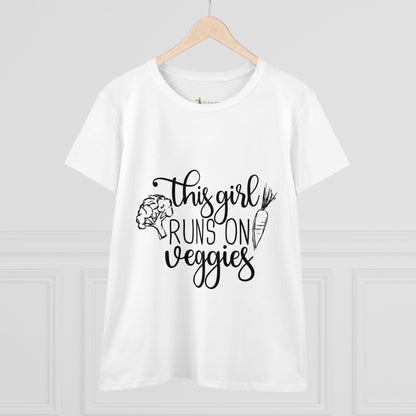 This Girl Runs on Veggies - Women's Tee