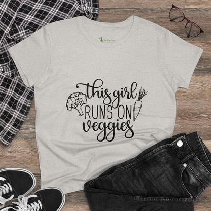 This Girl Runs on Veggies - Women's Tee