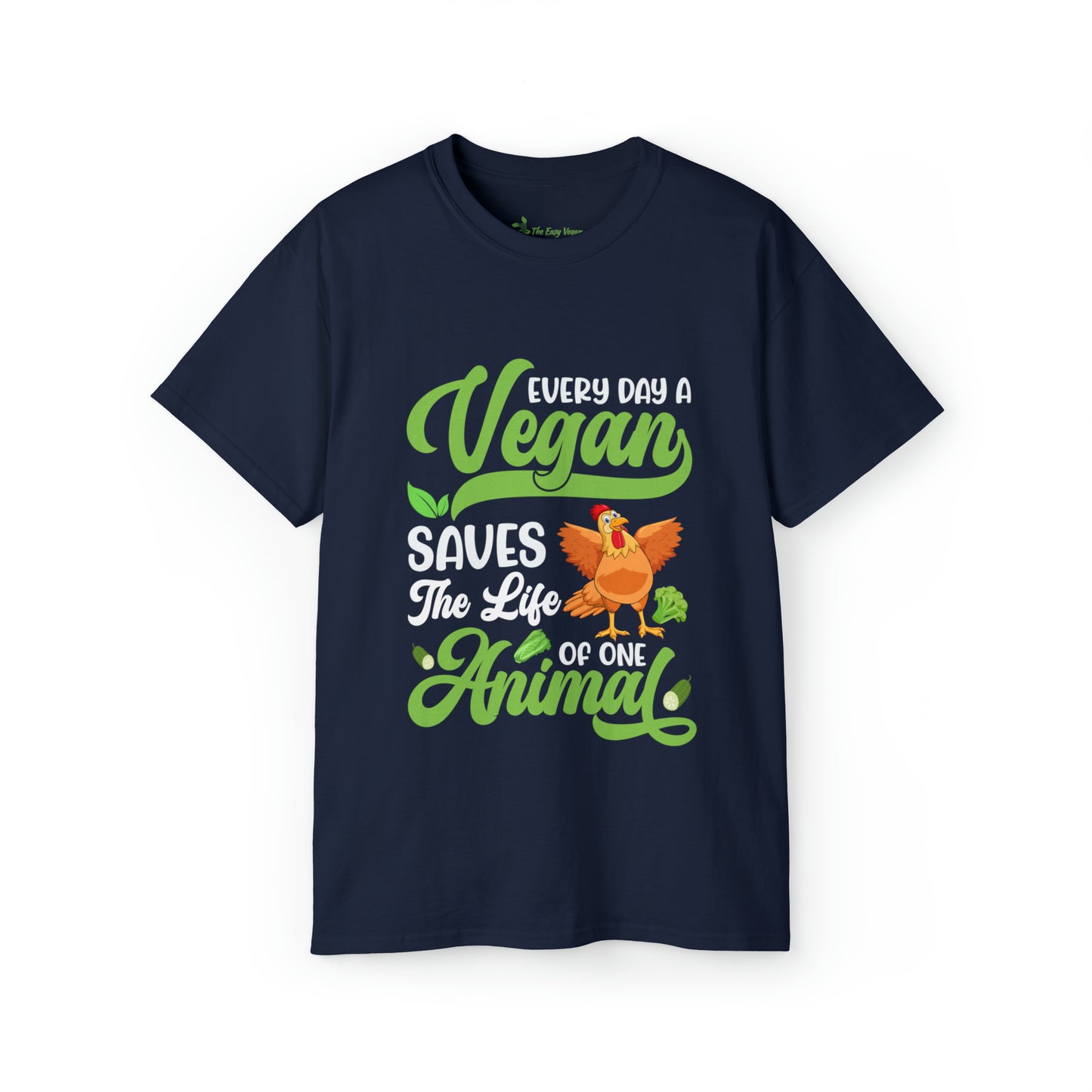 Vegans save Animal Lives- Cotton Tee