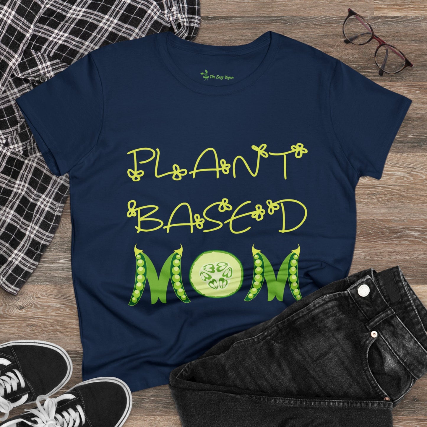 Plant Based Mom- Women's  Cotton Tee