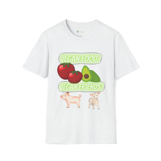Vegan Food Vegan Friends T-Shirt