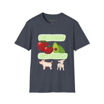 Vegan Food Vegan Friends T-Shirt