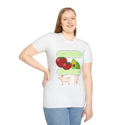 Vegan Food Vegan Friends T-Shirt