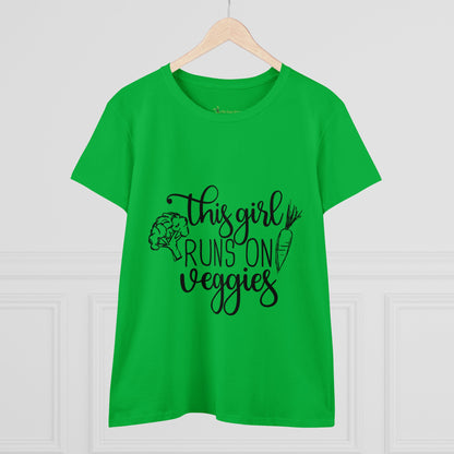 This Girl Runs on Veggies - Women's Tee