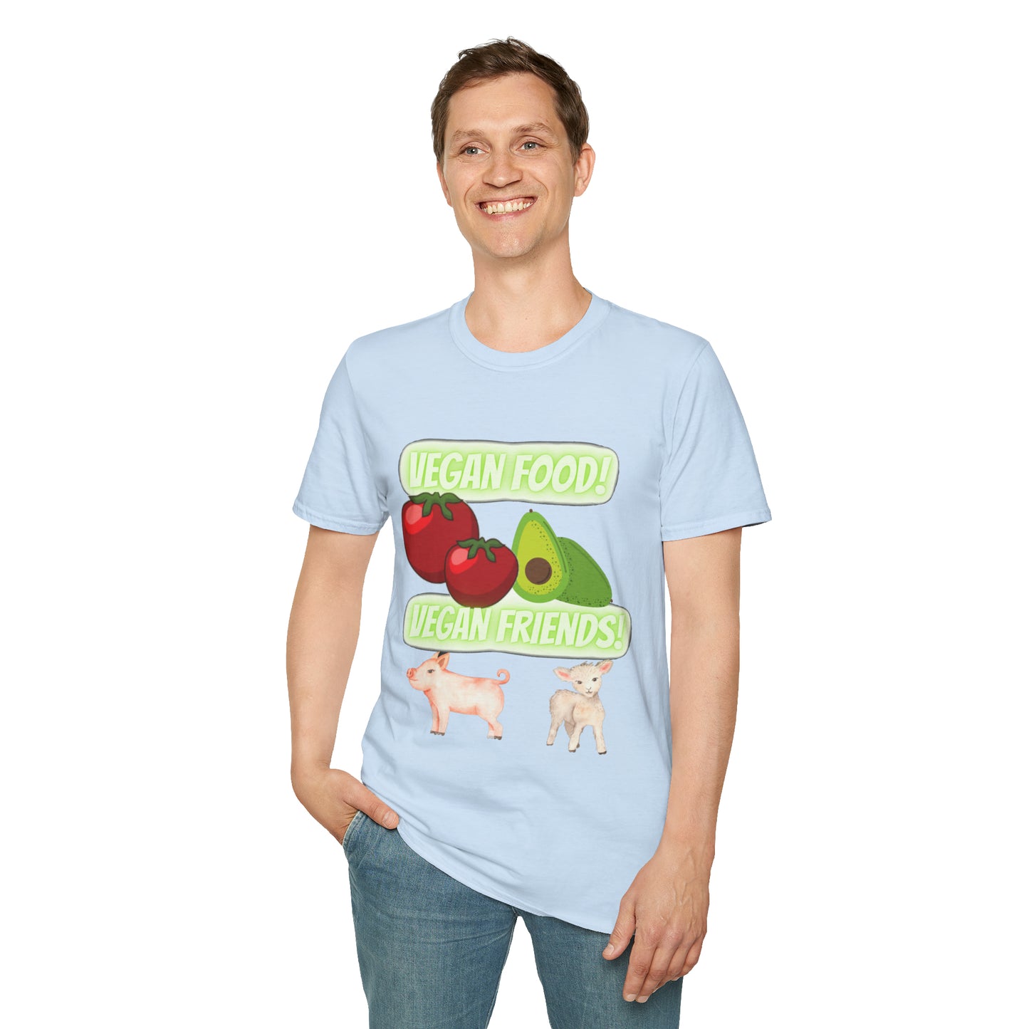 Vegan Food Vegan Friends T-Shirt