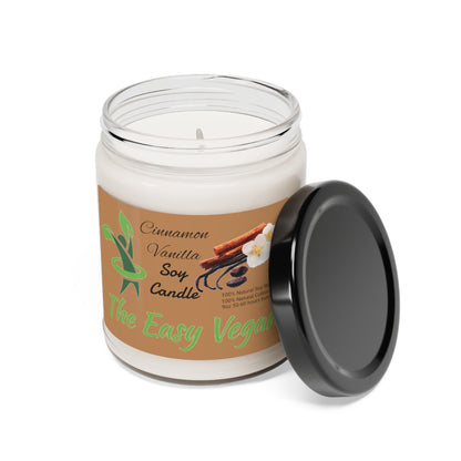 Vanilla Cinnamon Scented Soy Candle, 9oz