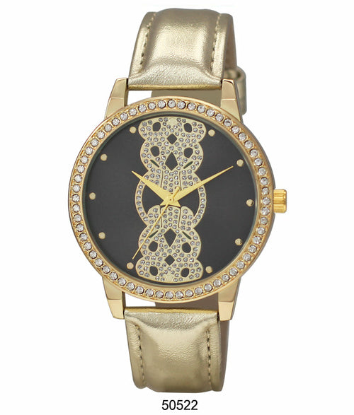 Orchid Millie Ladies - Vegan Leather Band Watch with crystal embellishments.