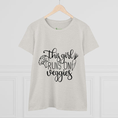 This Girl Runs on Veggies - Women's Tee