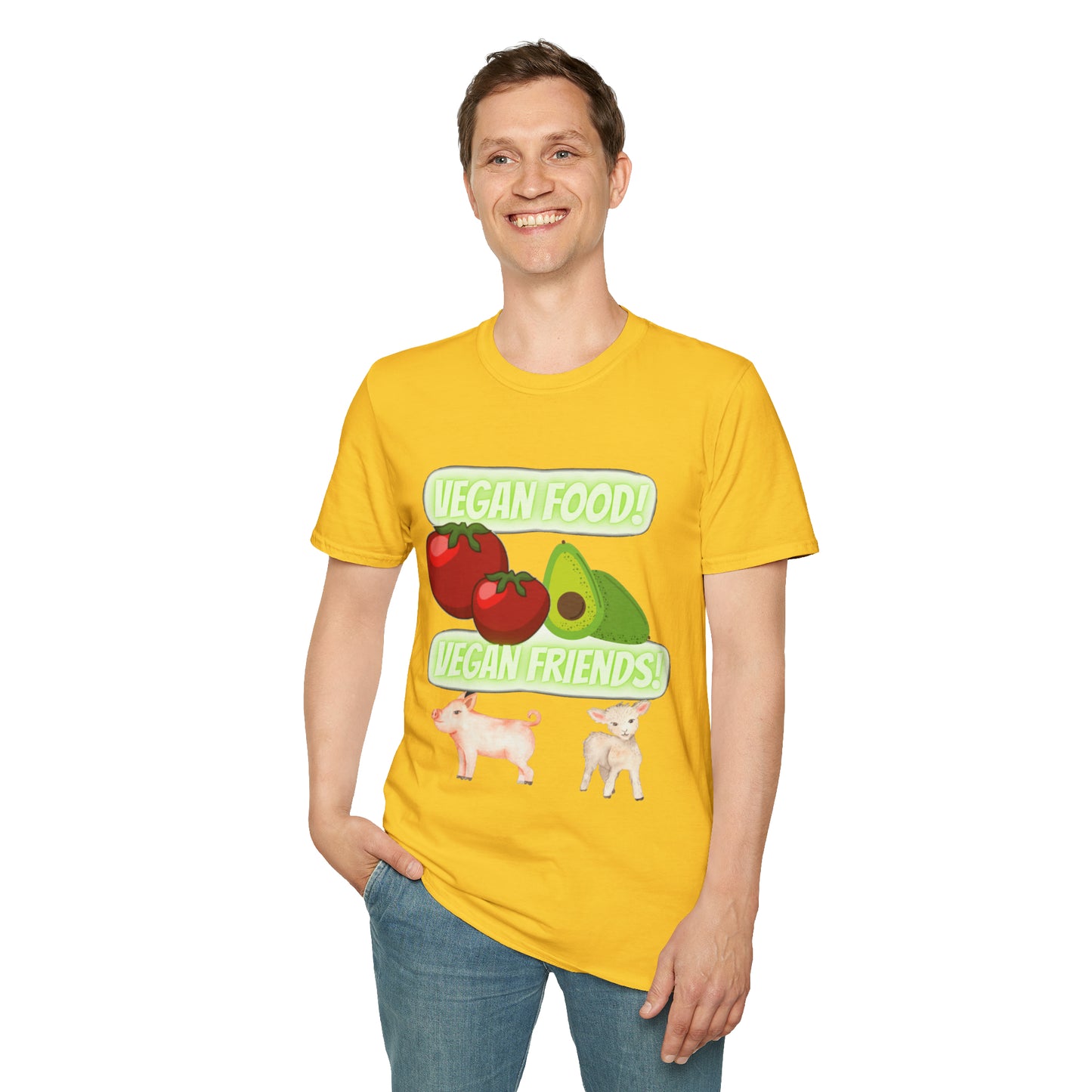 Vegan Food Vegan Friends T-Shirt