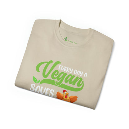 Vegans save Animal Lives- Cotton Tee