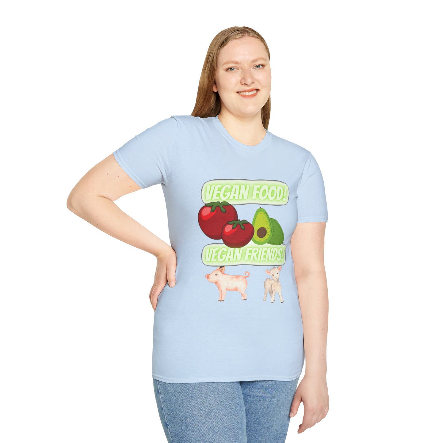 Vegan Food Vegan Friends T-Shirt