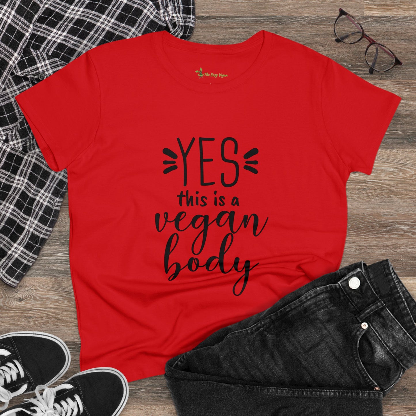 YES This is a Vegan Body - Women's Tee