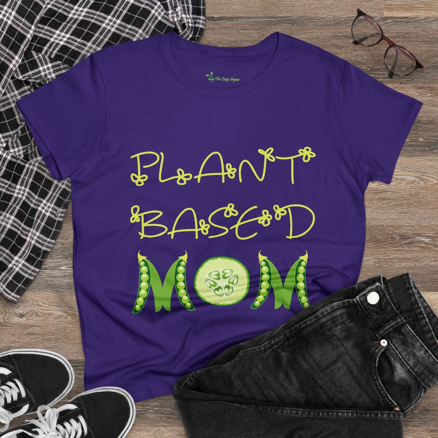 Plant Based Mom- Women's  Cotton Tee