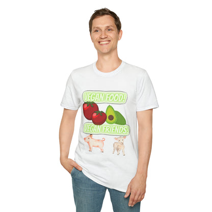 Vegan Food Vegan Friends T-Shirt