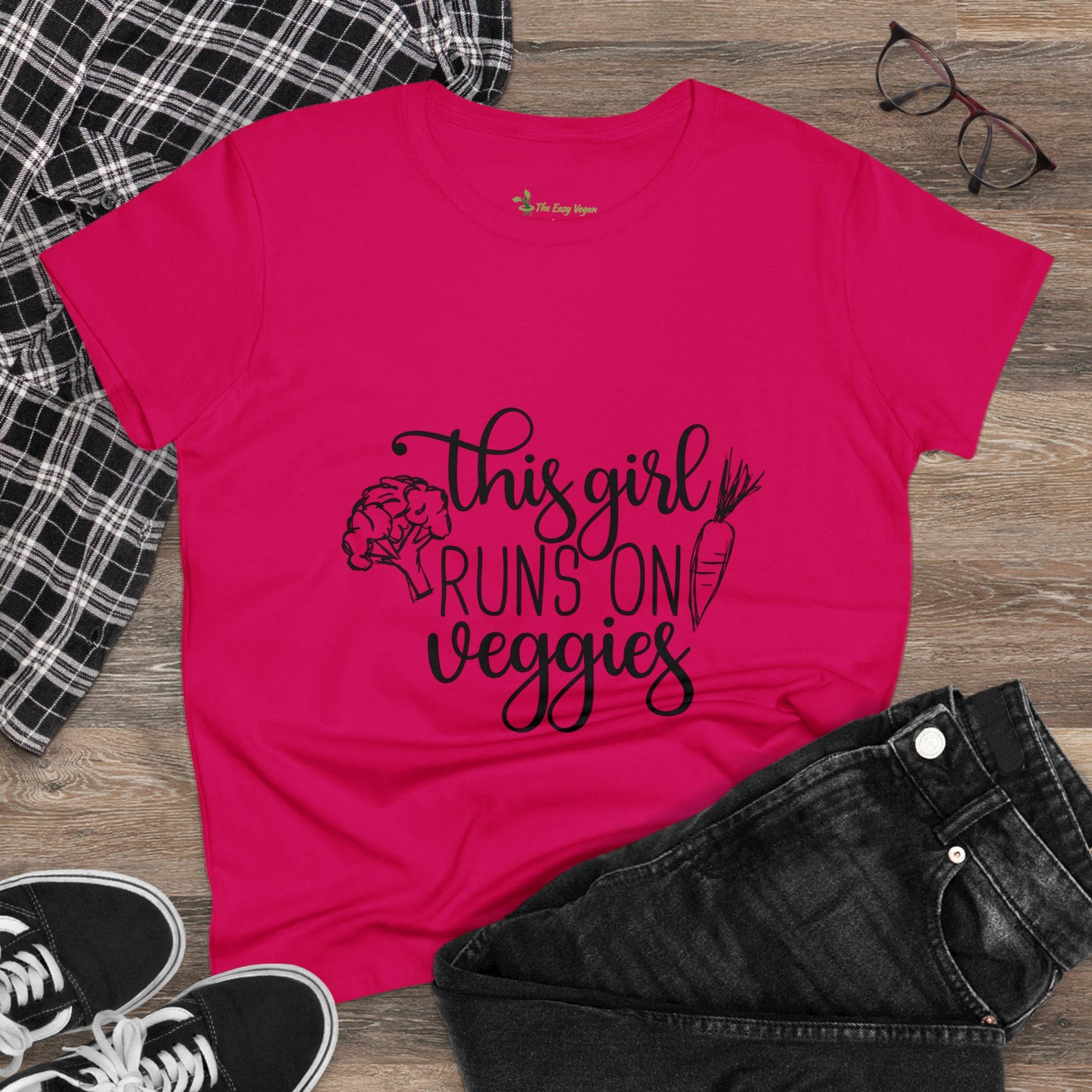 This Girl Runs on Veggies - Women's Tee