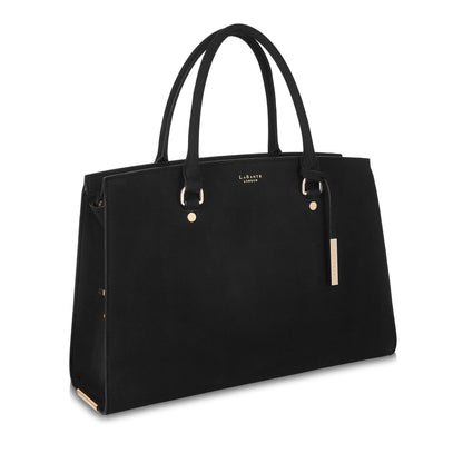 Aricia Vegan Fashion Computer Bag - Black