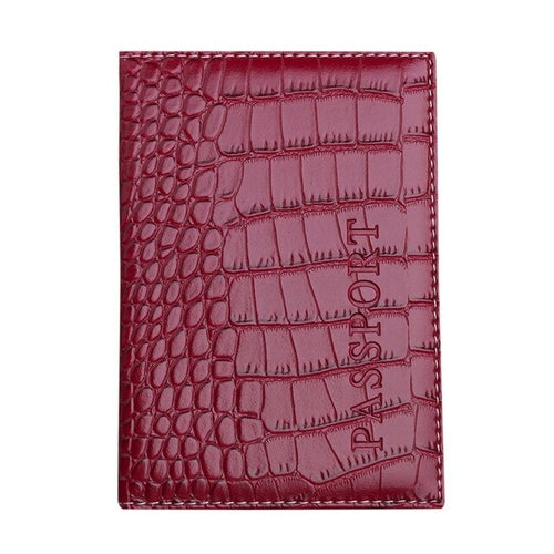 Vegan Leather Passport Holder Protector women men Wallet