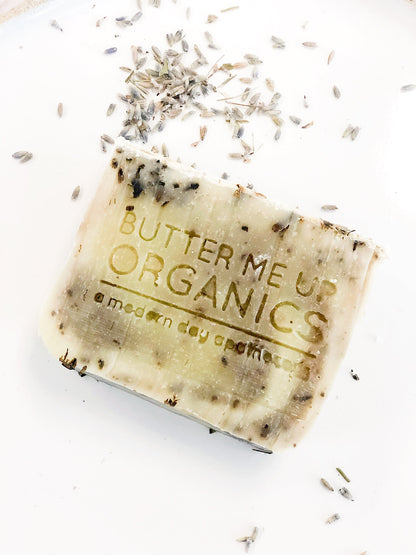 White Smokey Harmony Soap- Lavender, Patchouli and Vanilla PALM FREE