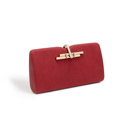 Red - Allegro Vegan Clutch Bag