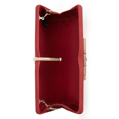 Red - Allegro Vegan Clutch Bag