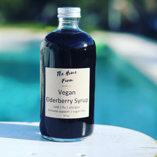 Vegan Organic Elderberry Syrup