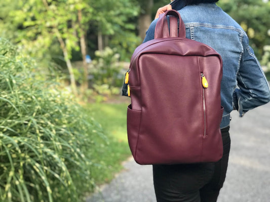 The Backpack Laptop ready - Vegan Leather