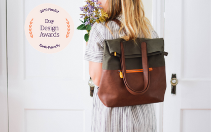 Convertible Laptop ready Backpack | Proudly with Vegan Leather