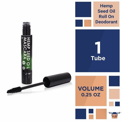 Hemp Oil Black Vegan Mascara Cruelty Free Waterproof