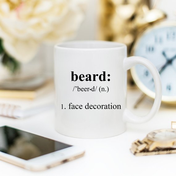 Beard Coffee Mug, Funny Coffee Mugs, Gift For Him,