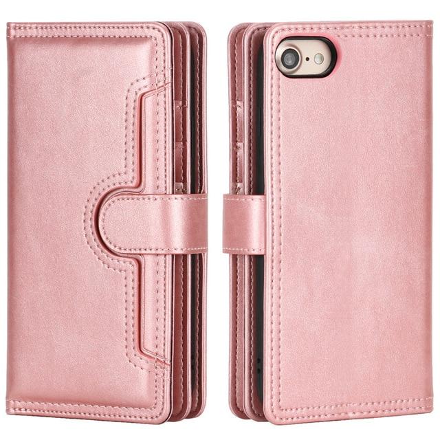 iPhone Premium Vegan Leather Wallet Case for