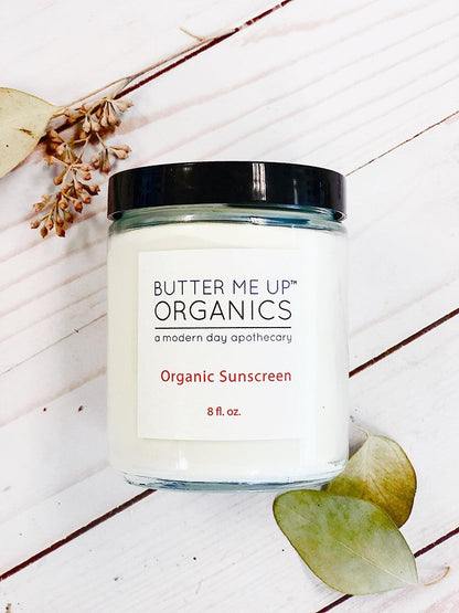 White Smokey's Natural Organic Sunscreen, free from toxic chemicals and powered by non-nano zinc oxide.